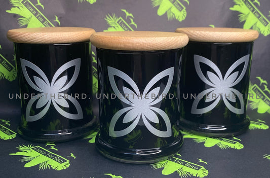 Soy Candle - Pasifika Decal - BLACK JAR